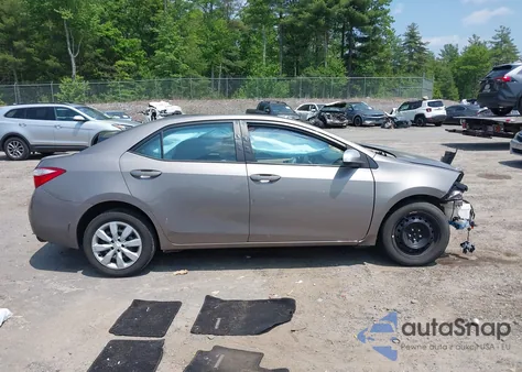 2016 Toyota Corolla Le z USA, uszkodzony, nr VIN 2T1BURHEXGC558715